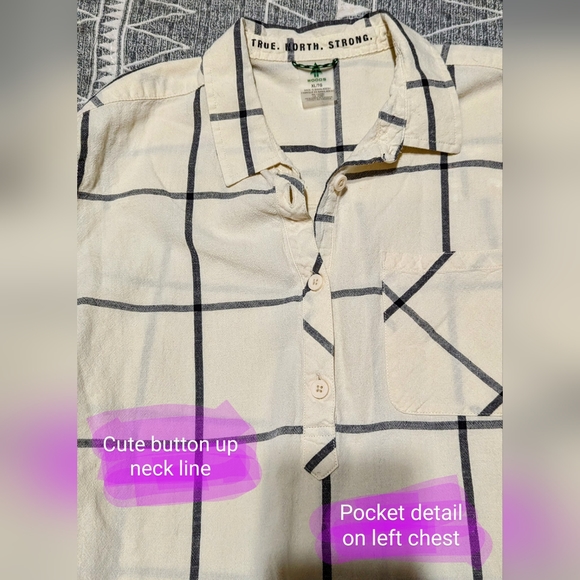 True North Strong, NWOT casual ladies shirt, size XL - Picture 5 of 13